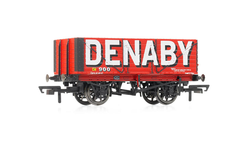 HORNBY R60104 PLANK WAGON TRIPLE PACK ERA 3 DENABY COLLIERY LEICESTER CO-OP AND HALL &CO OO GUAGE TRAIN ROLLING STOCK