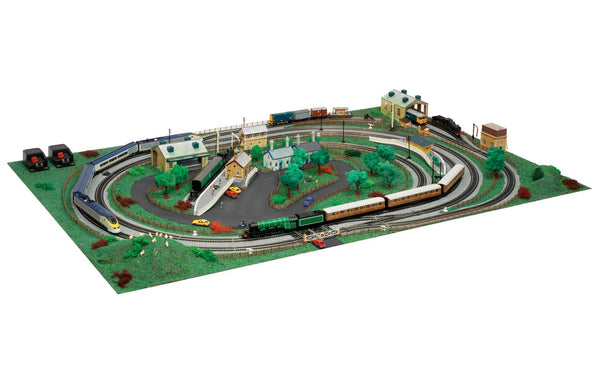 HORNBY R8217 TRAKMAT SCENIC MILTI TRACK LAYOUT 1800 X 1200