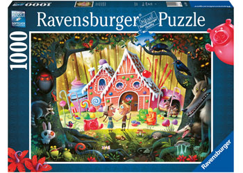 RAVENSBURGER 169504 HANSEL AND GRETEL BEWARE! 1000PC JIGSAW PUZZLE