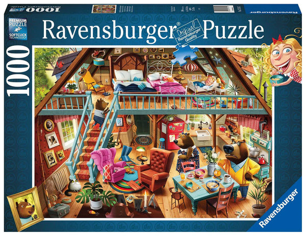 RAVENSBURGER 173112 GOLDILOCKS GETS CAUGHT 1000PC JIGSAW PUZZLE