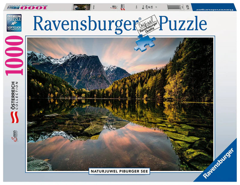 RAVENSBURGER 173266 NATURJUWEL PIBURGER SEE 1000PC JIGSAW PUZZLE