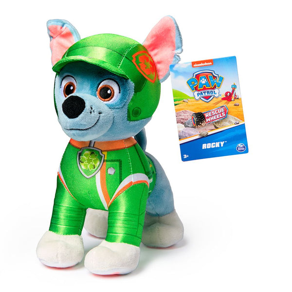 SPIN MASTER NICKELODEON PAW PATROL RESCUE WHEELS PUPS PLUSH - ROCKY