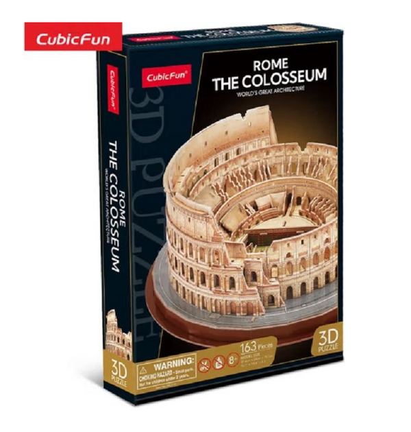 CUBICFUN MC279H ROME COLOSSEUM WORLDS GREAT ARCHITECTURE 163 PIECE 3D CARD PUZZLE