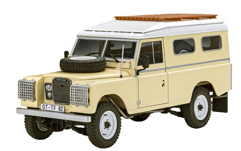 REVELL 07056 LAND ROVER SERIES III LWB COMMERCIAL 2 DOOR 1/24 SCALE PLASTIC MODEL KIT VEHICLE