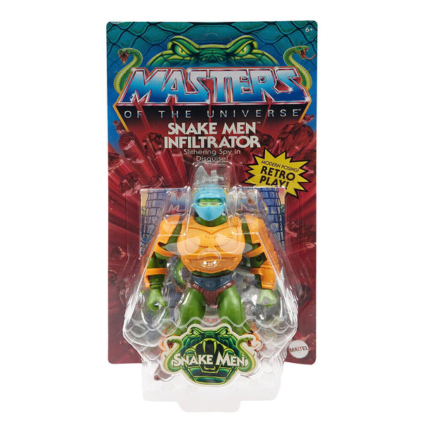 MASTERS OF THE UNIVERSE SNAKE MEN - SNAKE MEN INFILTRATOR SLITHERING SPY IN DISGUISE