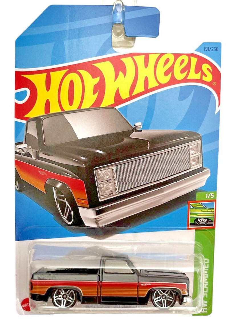 HOT WHEELS BASIC 191/250 SLAMMED SERIES 1983 CHEVY SILVERADO 1 OF 5