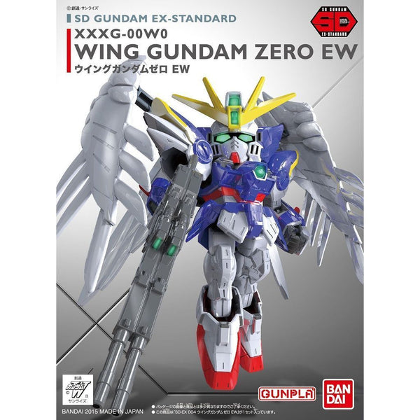 BANDAI 5065618 SD GUNDAM EX-STANDARD XXXG-00W0 WING GUNDAM ZERO EW PLASTIC MODEL KIT