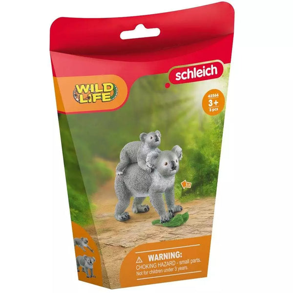 SCHLEICH 42566 WILDLIFE KOALA MOTHER AND BABY 3PC