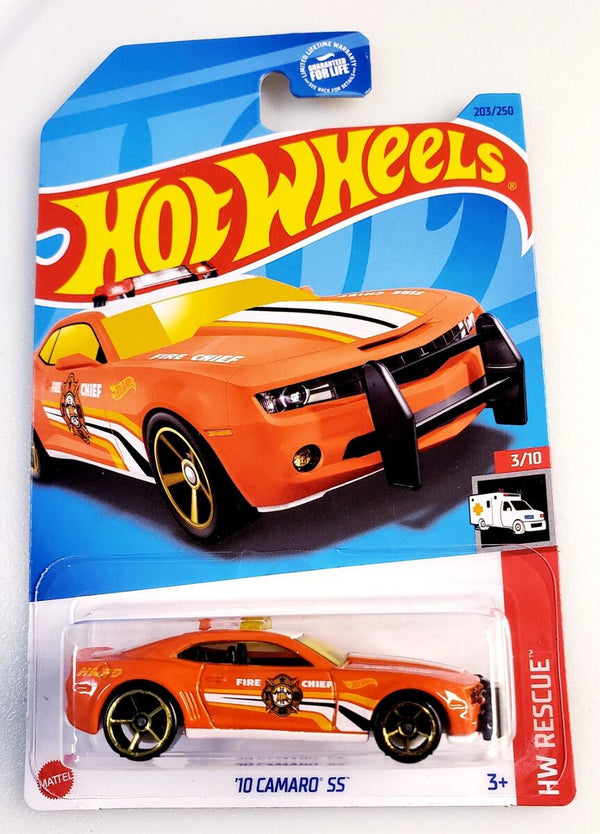 HOT WHEELS BASIC 203/250 - HW RESCUE SERIES - 10 CAMARO SS 3 OF 10