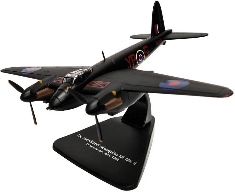 OXFORD AC102 DE HAVILLAND MOSQUITO NF MK II 23 SQADRON RAF 19431/72 SCALE DIECAST MODEL