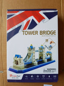 CUBICFUN C238H TOWER BRIDGE WORLDS GREAT ARCHITECTURE 52 PIECE 3D CARD PUZZLE