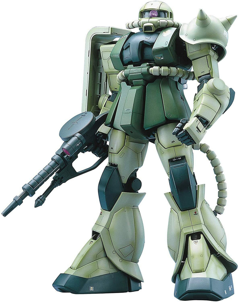 BANDAI 5061596 MS-06F ZAKU II PRINCIPALITY OF ZEON MASS PRODUCTIVE MOBILE SUIT GUNDAM 1/44 SCALE PLASTIC MODEL KIT