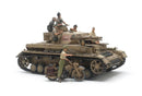 TAMIYA 25208 PANZERKAMPFWAGEN IV AUSF.F AND MOTORCYCLE1:35 SCALE PLASTIC MODEL KIT