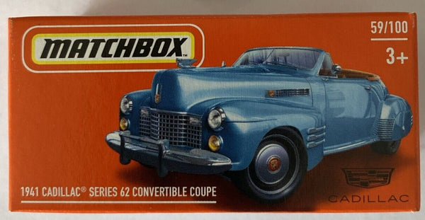 MATCHBOX HVP97 1941 CADILLAC SERIES 62 CONVERTIBLE COUPE 59/100 BOXED