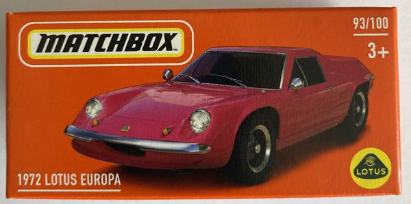 MATCHBOX HVR20 1972 LOTUS EUROPA 93/100 BOXED