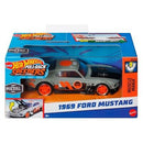 HOTWHEELS PULL BACK SPEEDERS HWH33 MUSCLE MANIA - 1969 FORD MUSTANG 01/03