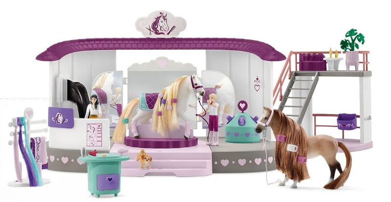 SCHLEICH 42588 HORSE CLUB HORSE BEAUTY SALON