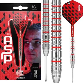 FORMULA SPORTS NATHAN ASPINALL TARGET 22 GRAM 80% TUNGSTEN WITH NICKEL POINT DART SET