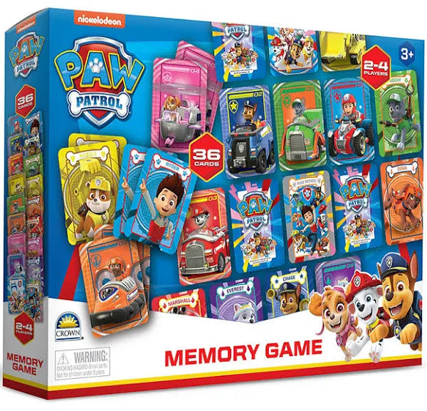 CROWN 6034504 PAW PATROL MEMORY CARD GAME