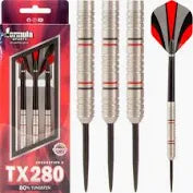 FORMULA SPORTS TX280 GENERATION 2 - 19 GRAM 80% TUNGSTEN WITH TEMPERED STEEL POINTS DART SET