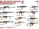 MAGIC FACTORY 2011 RUS INFANTRY INDIVIDUAL WEAPONS SET 1/35 SCALE PLASTIC MODEL WEAPONS KIT