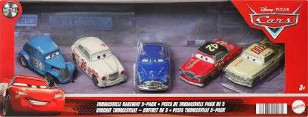 DISNEY PIXAR CARS DIECAST 5 PACK THOMASVILLE RACEWAY