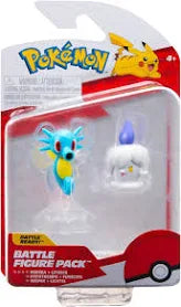 POKEMON BATTLE FIGURE 2 PACK WITH HORSEA AND LITWICK