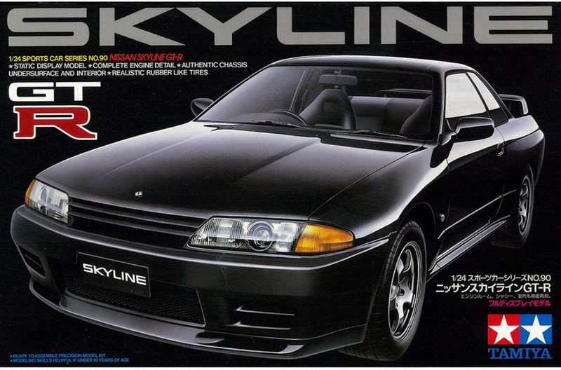 TAMIYA 24090 NISSAN SKYLINE GT-R 1/24 SCALE PLASTIC MODEL KIT