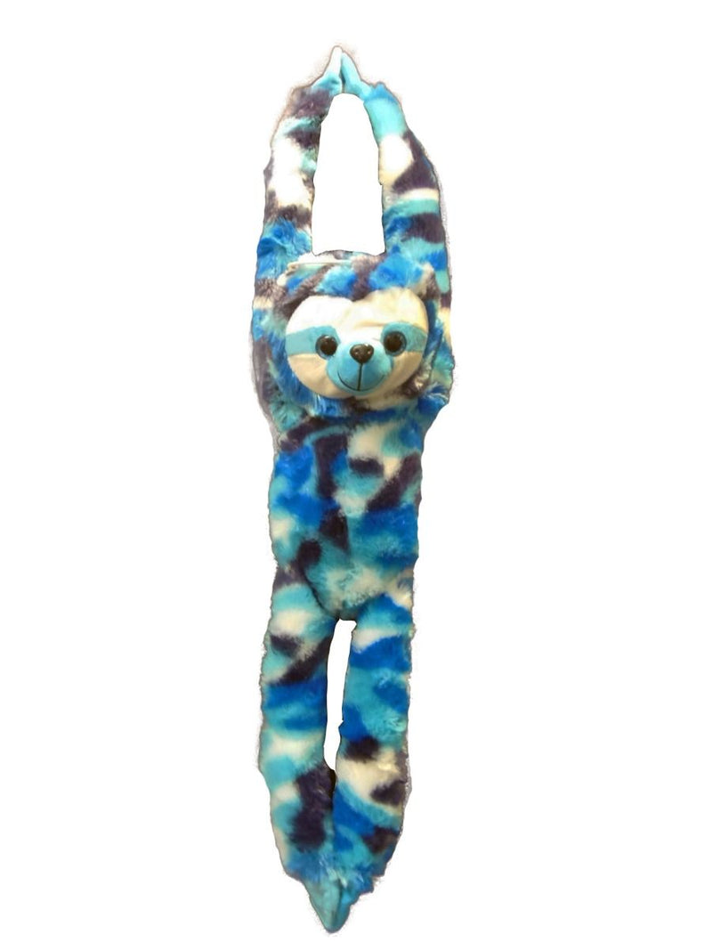 COTTON CANDY SLP12 HANGING SLOTH HARVEY BLUE CAMO PLUSH