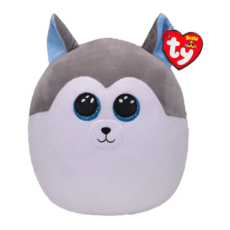 TY SQUISHY BEANIES SLUSH HUSKY 25CM SQUISH PLUSH