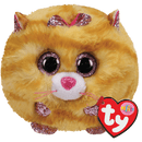 TY BEANIE BALLS TABITHA YELLOW CAT BALL