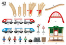 BRIO WORLD 33512 TRAVEL SWITCHING 42 PIECE PLAYSET