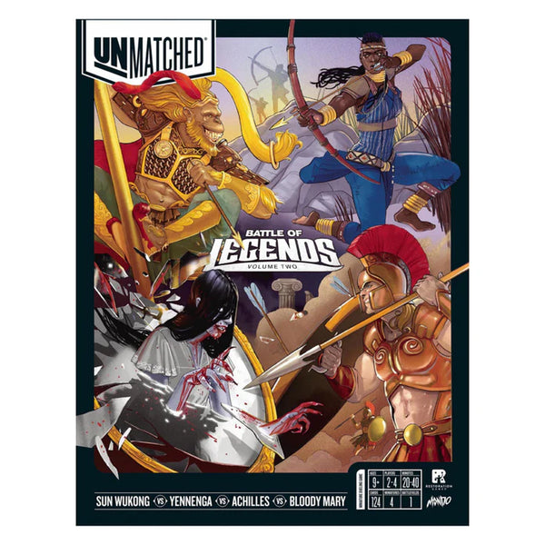 UNMATCHED BATTLE OF THE LEGENDS VOL 2 - SUN WUKONG VS YENNENGA VS ACHILLES VS BLOODY MARY BOARD GAME
