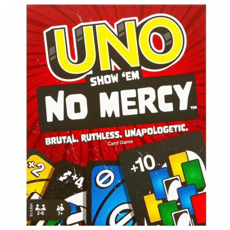 MATTEL UNO SHOW EM NO MERCY CARD GAME