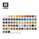 VALLEJO 72.172  GAME COLOUR CASE INCLUDES 72 PIECES  AND 3 BRUSHES