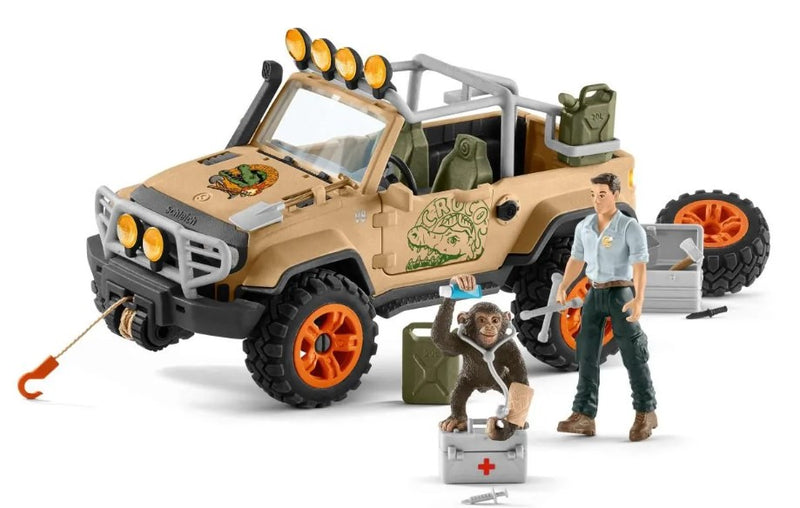 SCHLEICH 42410 WILD LIFE 4X4 VEHICLE WITH WINCH