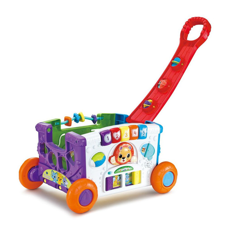 VTECH SORT AND DISCOVER ACTIVITY WAGON RED HANDLE