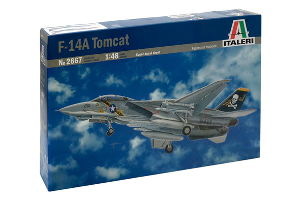 ITALERI 2667 F-14A TOMCAT 1/48 SCALE PLASTIC MODEL KIT
