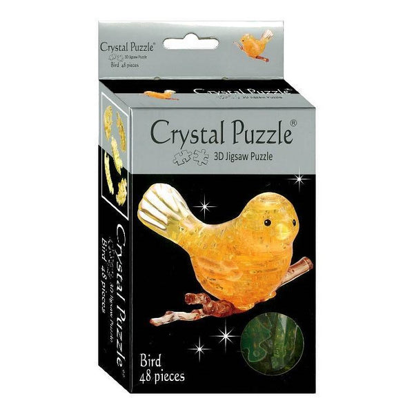 CRYSTAL PUZZLE 90125 YELLOW BIRD 48PC 3D JIGSAW PUZZLE