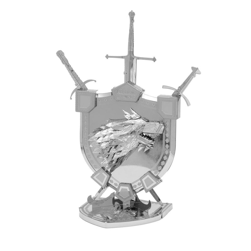 METAL EARTH ICX125 ICONX GAME OF THRONES HOUSE STARK SIGIL 3D METAL MODEL KIT