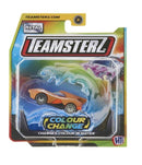 HTI TEAMSTERZ COLOUR CHANGE DIECAST TOY CAR (ORANGE WITH WHITE STRIPES)