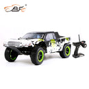 ROVAN 320SC 32cc 2 STROKE TERMINATOR SHORT COURSE TRUCK RTR BAJA 5B CONVERTED TO 5T BODY GREEN WHITE AND BLACK MONSTER