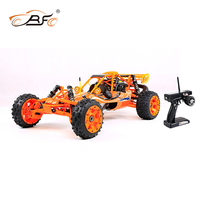 ROVAN 320C BODY 17 32.5CC NYLON ORANGE BAJA 5B WITH GT3B CONTROLLER READY TO RUN GAS POWERED RC CAR WITH SYMETRICAL STEERING