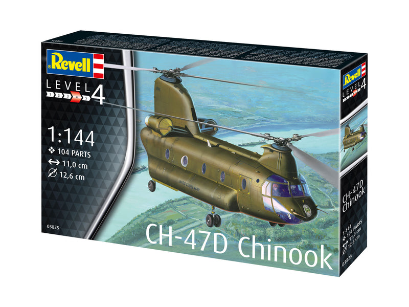 REVELL 03825 CH-47D CHINOOK 1/144 SCALE AIRCRAFT PLASTIC MODEL KIT
