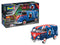 REVELL 05672 VW COMBI VAN T1 THE WHO THE MAGIC BUS LIMITED EDITION INCLUDES PAINTS GLUE AND BRUSH 1/24 SCALE PLASTIC MODEL KIT