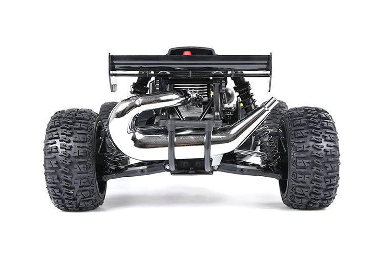ROVAN 305BS 23 BAJA BUGGY GREEN/BLACK MONSTER 30.5CC DOMINATOR PIPE WITH GT3B 2.4GHZ CONTROLLER READY TO RUN GAS POWERED RC CAR  NOW WITH SYMETRICAL STEERING