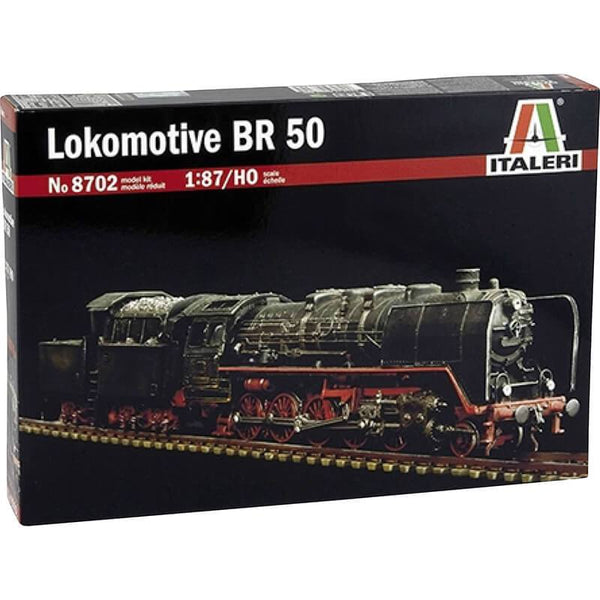 ITALERI 8702 LOKOMOTIVE BR 50 MODEL TRAIN 1/87 SCALE HO SCALE PLASTIC MODEL KIT