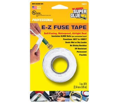 ZAP 15411 SUPER GLUE E-Z FUSE TAPE WHITE 10 ROLL