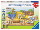 RAVENSBURGER 088997 CONSTRUCTION SITE 2x24PC JIGSAW PUZZLE