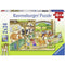 RAVENSBURGER 091959 A DAY AT THE FARM 2x24PC JIGSAW PUZZLE